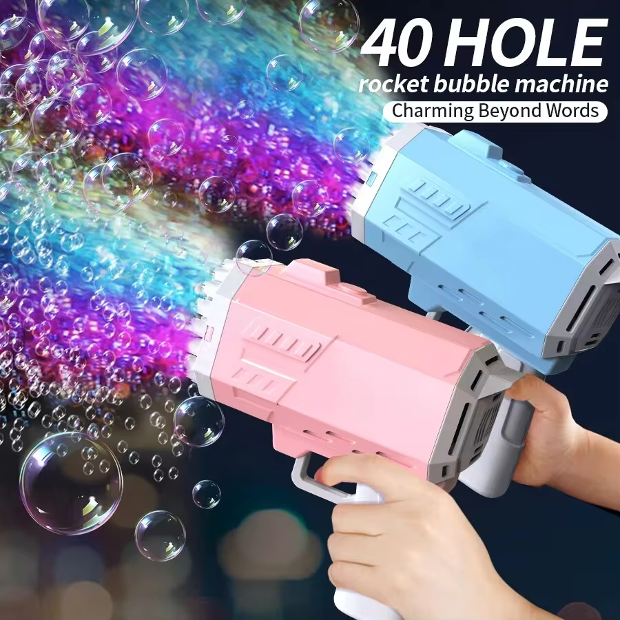 40 Hole Handheld Porous Bubble Gun